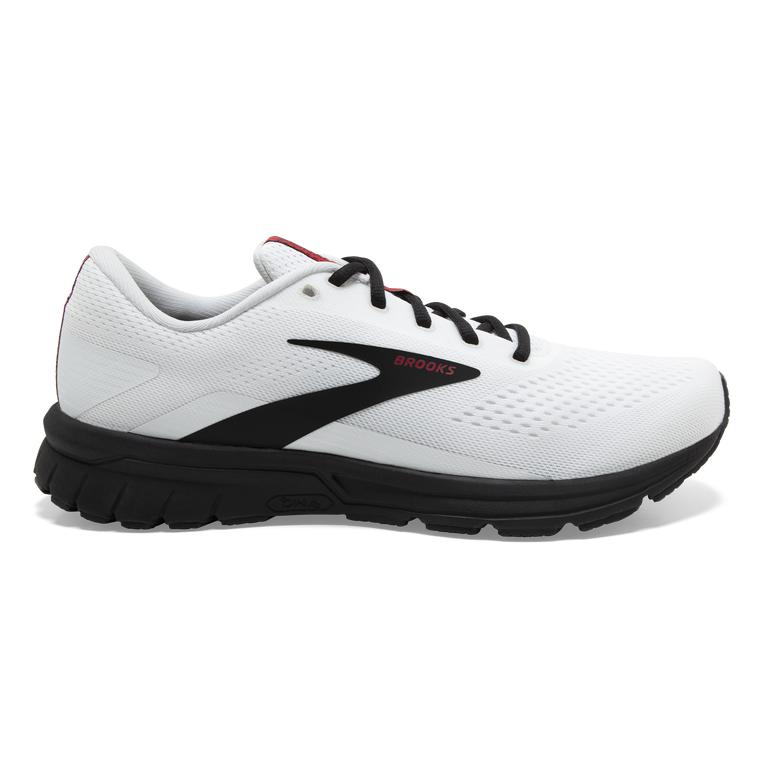 Brooks Signal 3 Men's Road Running Shoes - White/Black/Red (01285-YLRS)